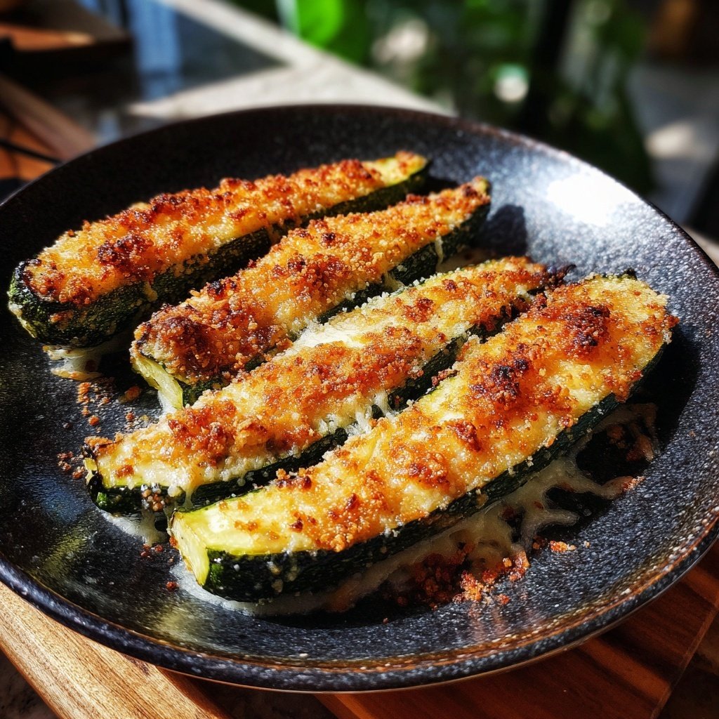 Ofen Zucchini Mit Parmesan