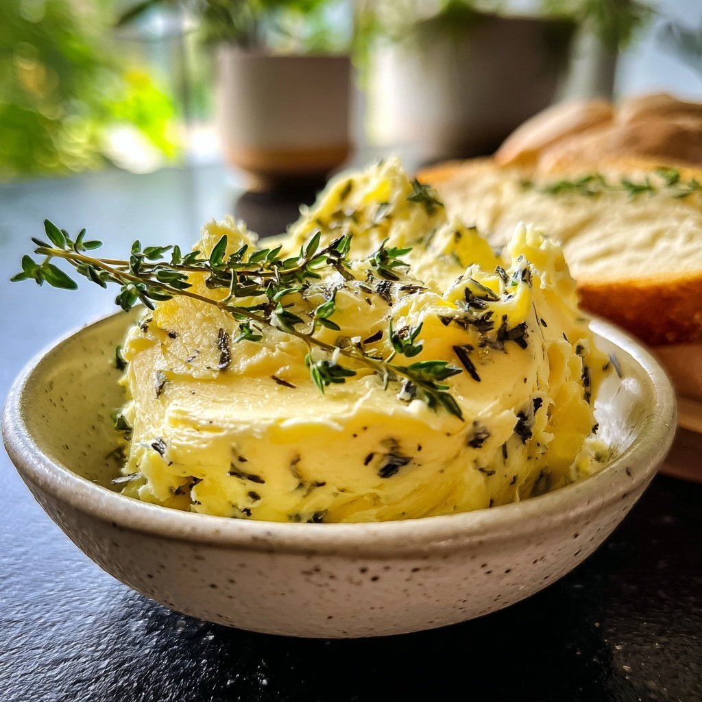 Kräuterbutter Mit Thymian
