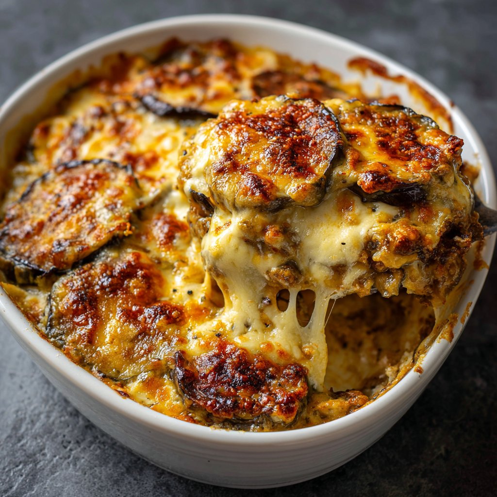 Auberginenauflauf cremig