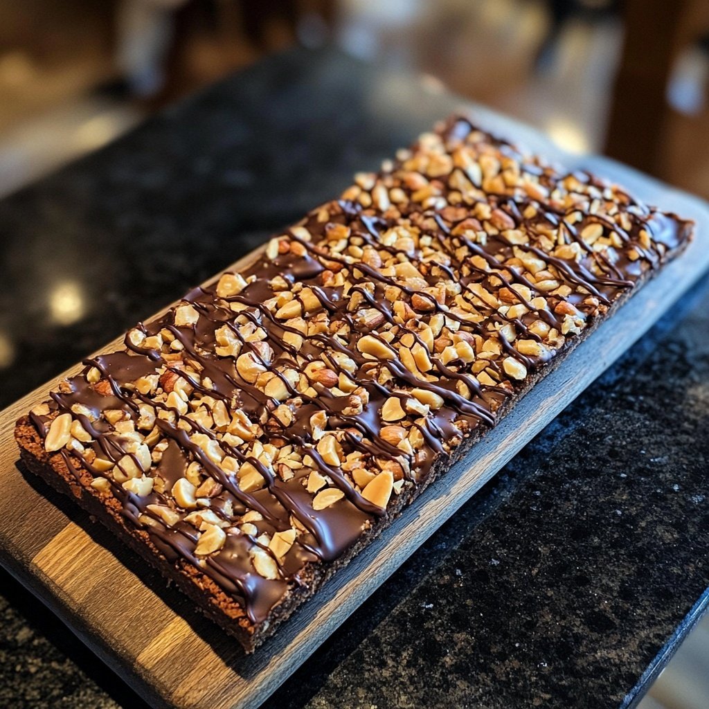 Zuckerfreie Schoko-Erdnussriegel