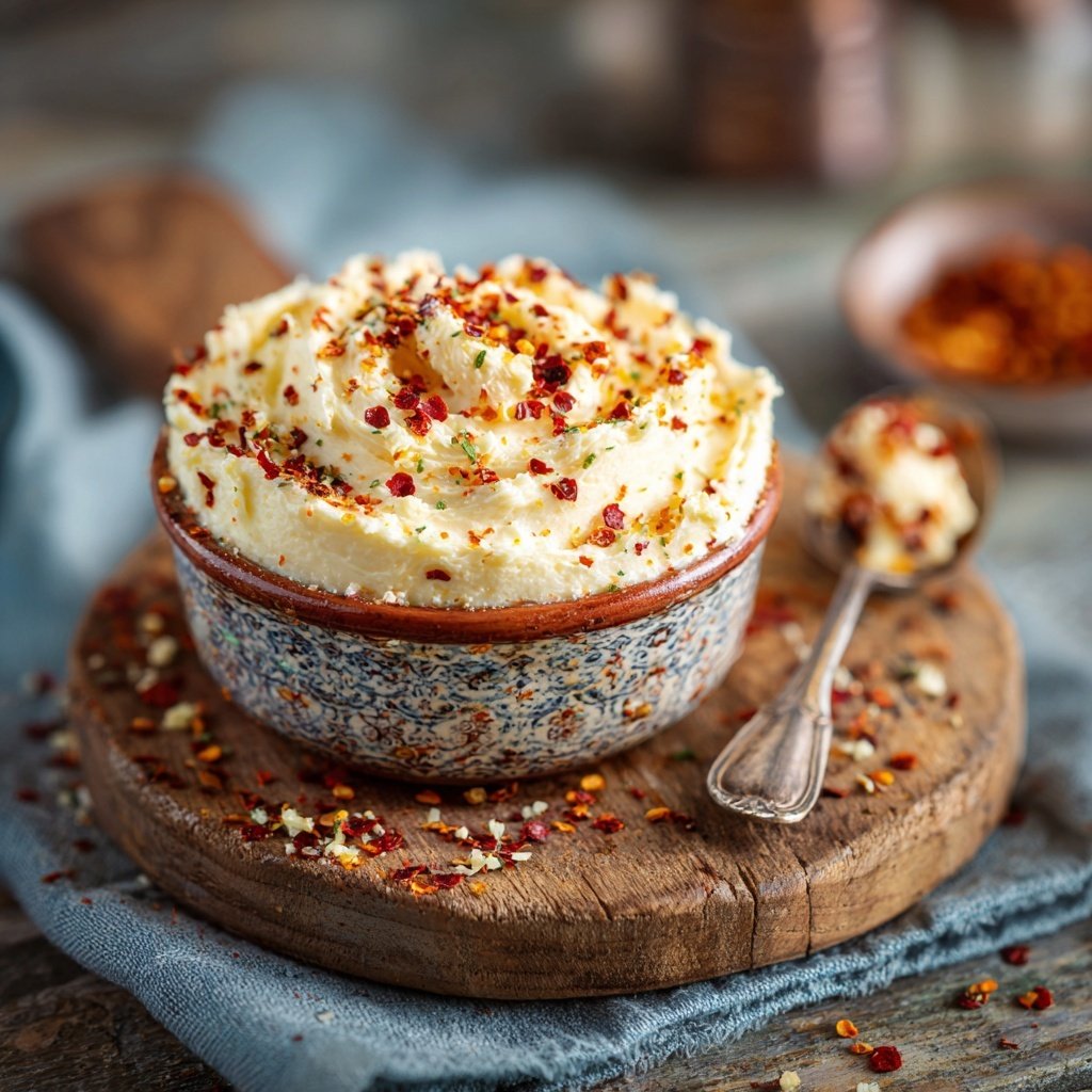 Kräuterbutter Mit Chili Flocken
