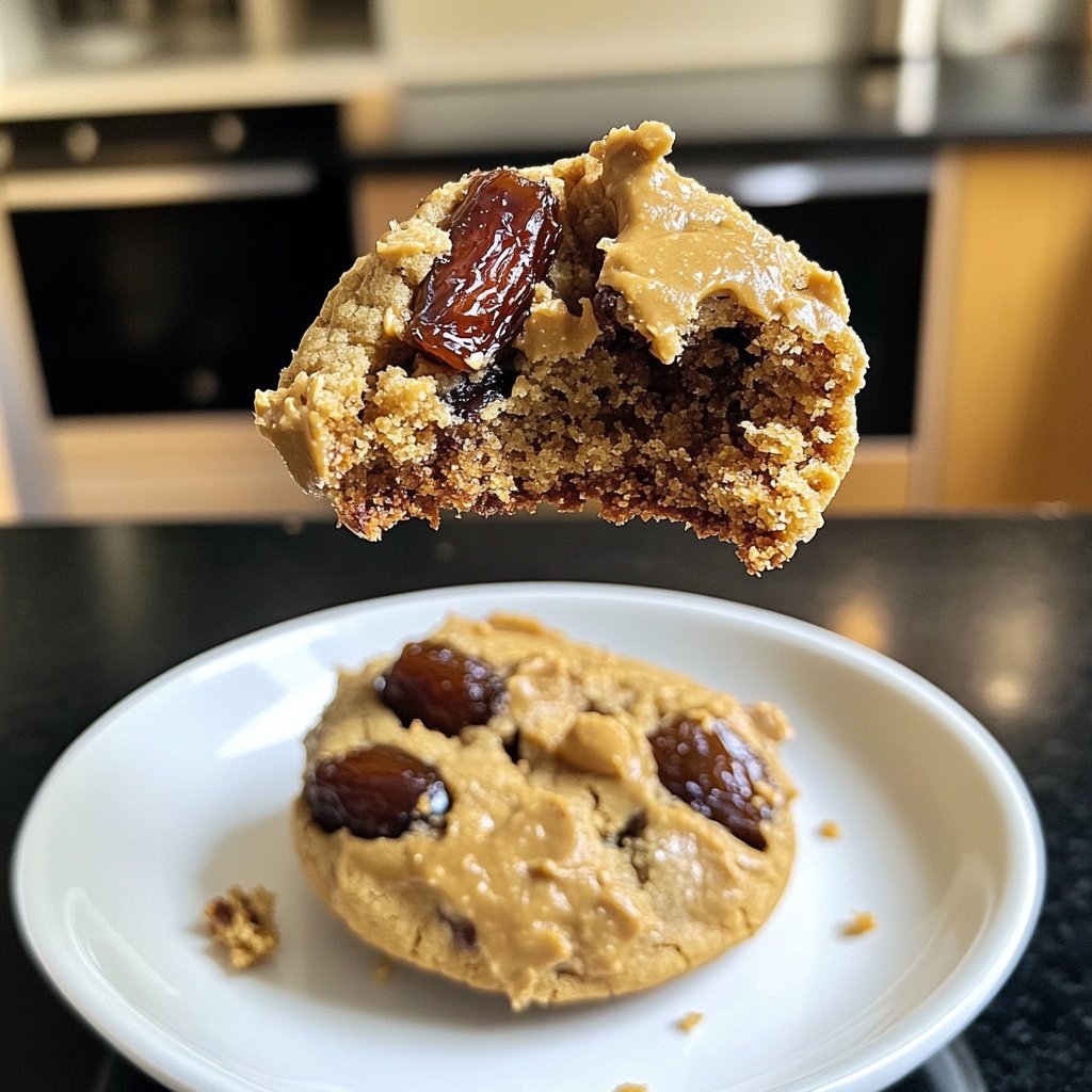 Dattel-Erdnussbutter-Cookies – vegan