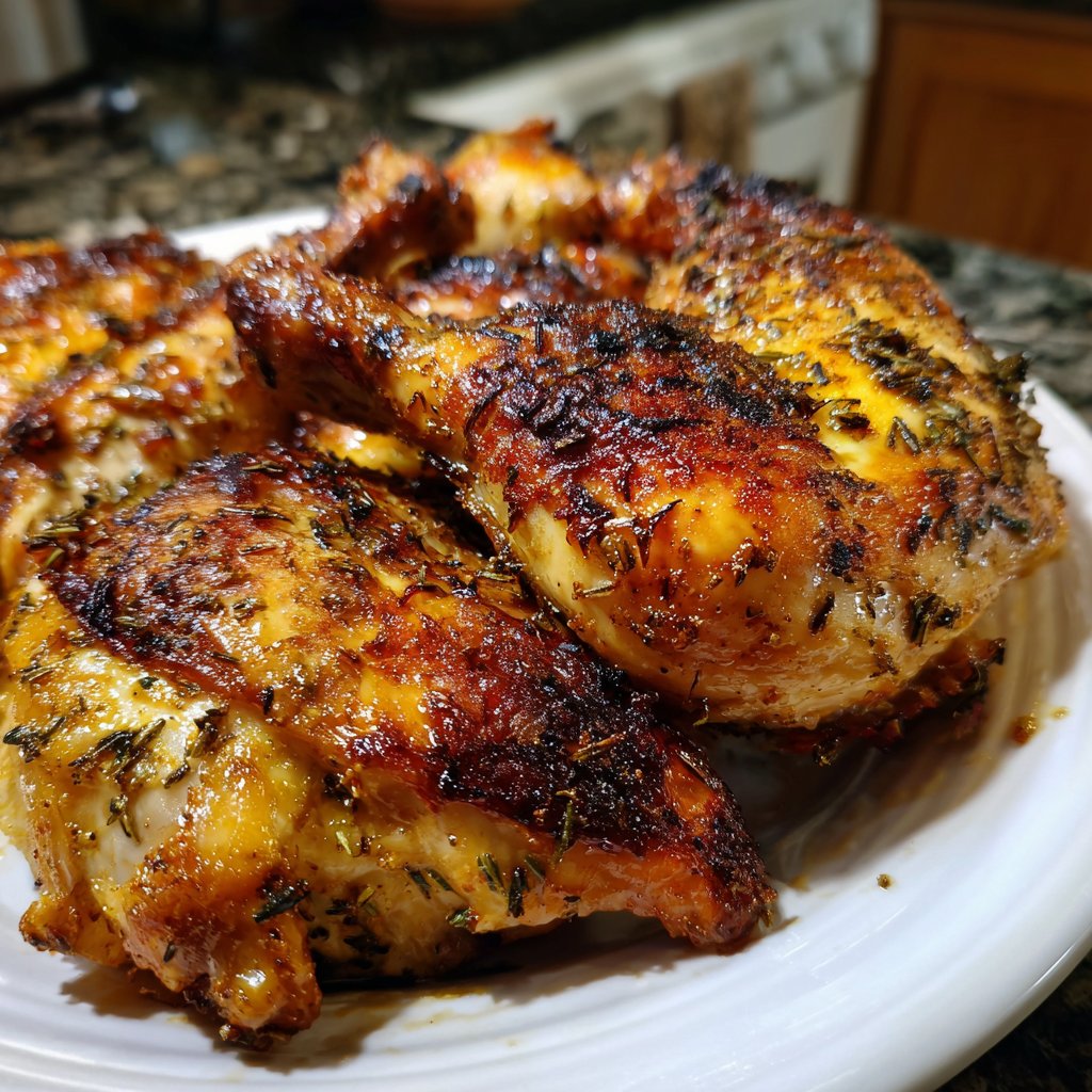 Kalorienarmes Ofenhähnchen