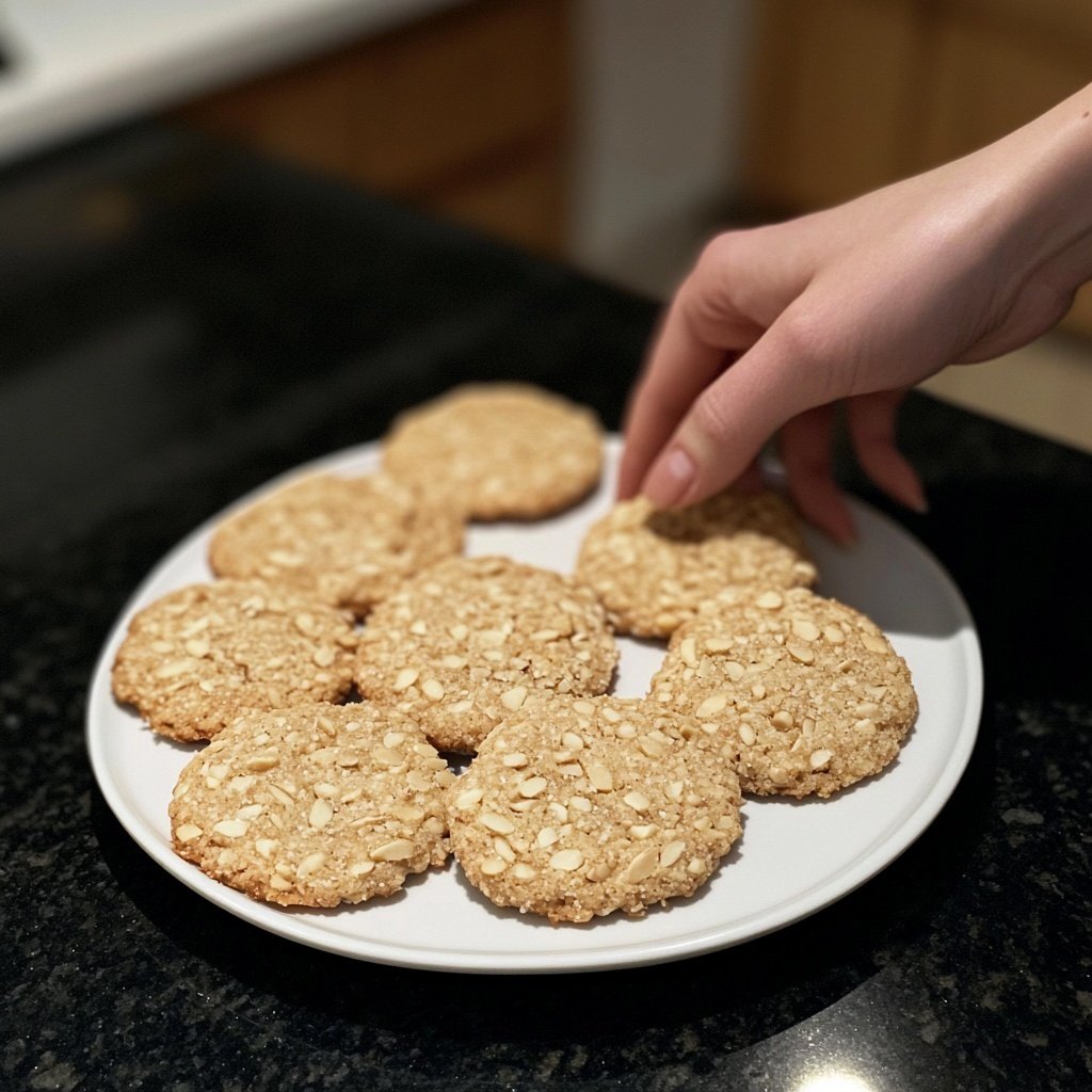 Mandelplätzchen – zart & ohne Zucker