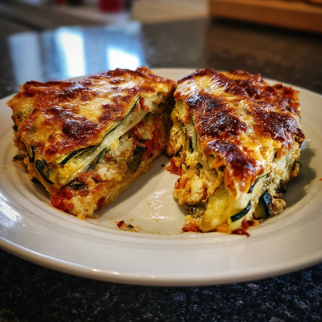 Kalorienarme Gemüse Lasagne Mit Zucchini