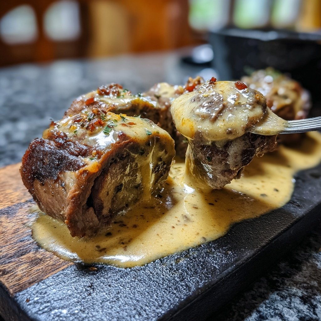 Hausmannskost Rinderrouladen mit Rahmsoße