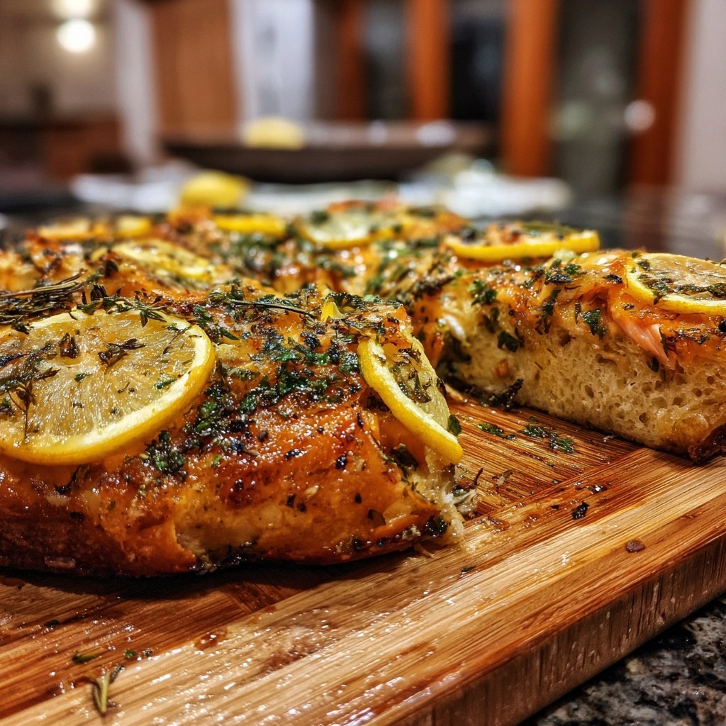 Kalorienarme Ofen Lachs Mit Zitrone