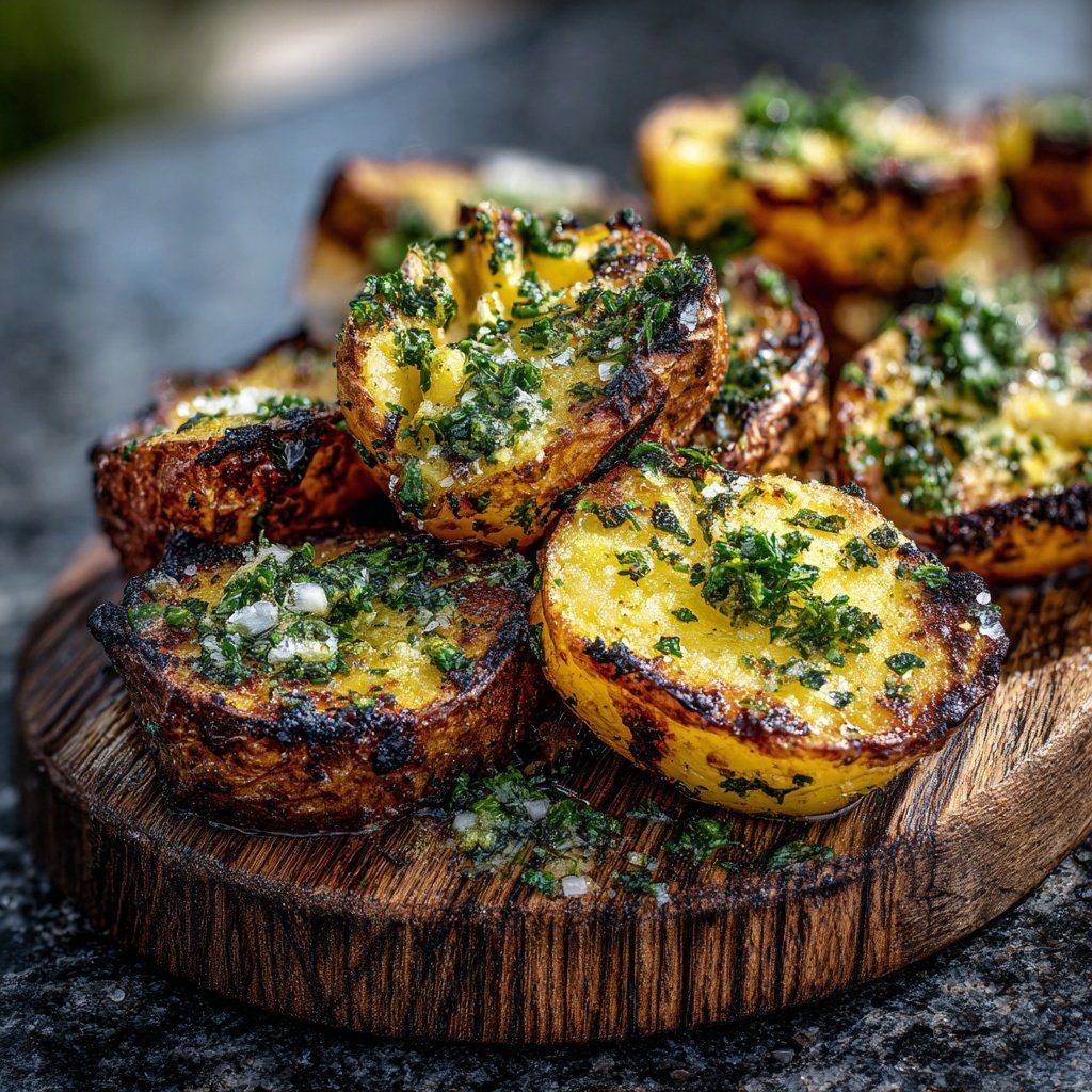 Grill Kartoffeln Mit Knoblauch