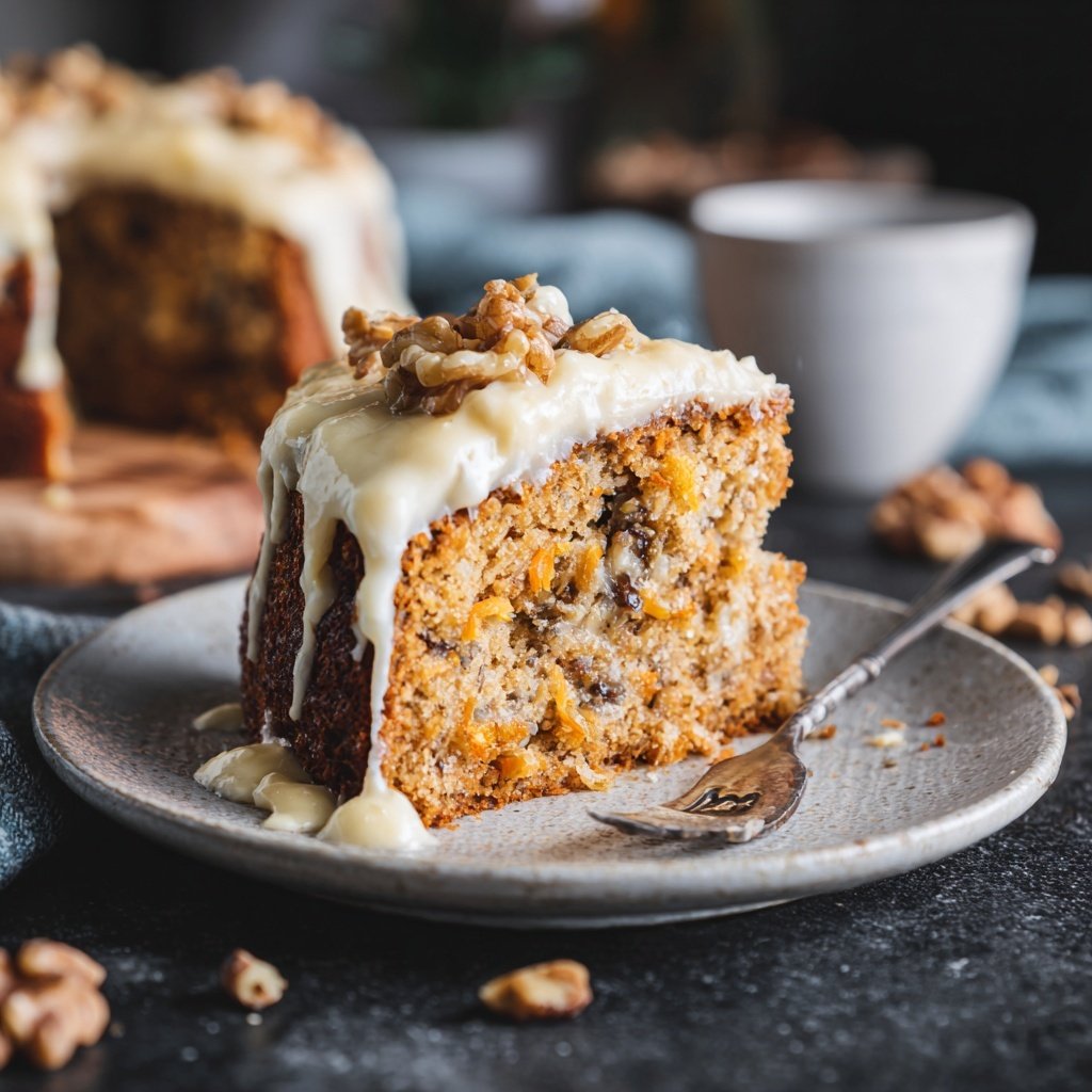 Karottenkuchen Mit Dattel Süße