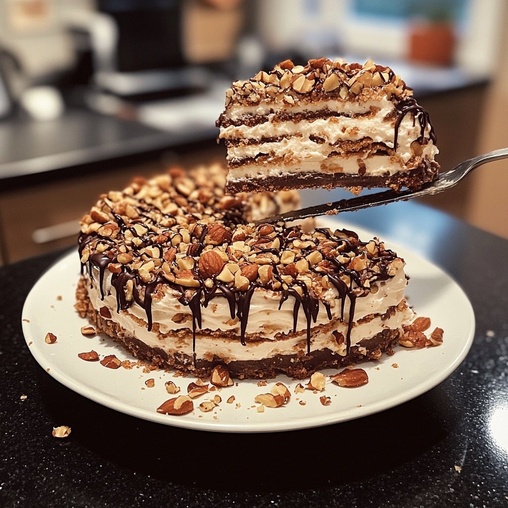 Sahne Nusstorte mit 220 g Nüssen Suchtfaktor Garantiert